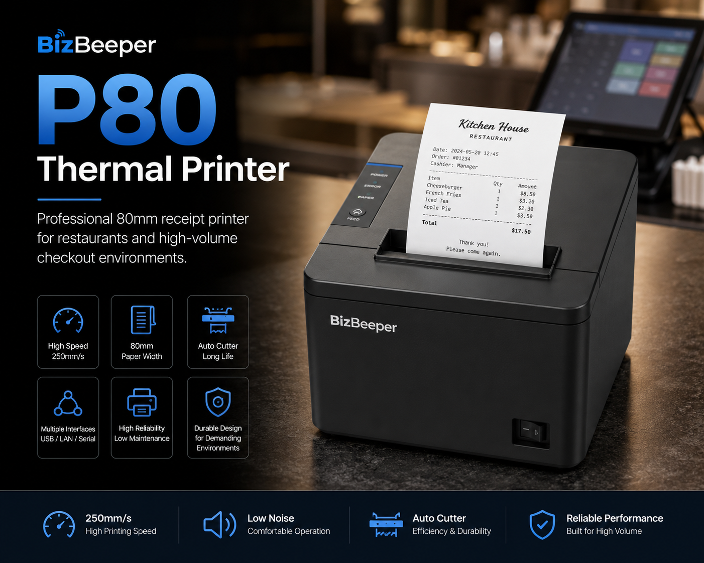 BizBeeper P80 Thermal Printer